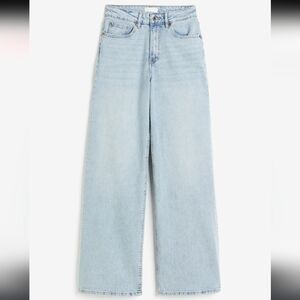 H&M wide high jeans